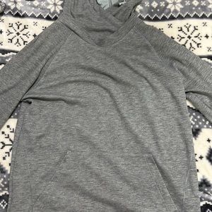 light grey sweater
